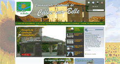 Desktop Screenshot of cc-celles-sur-belle.fr