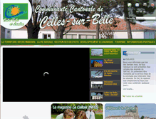 Tablet Screenshot of cc-celles-sur-belle.fr